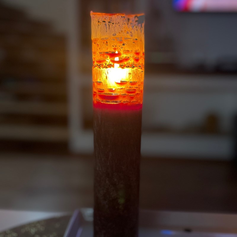 Vysoký válec 28cm- citronově žlutý