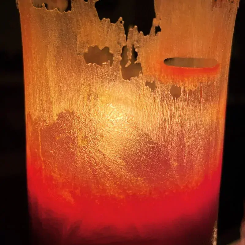Vysoký válec 25cm- citronově žlutý