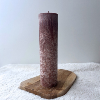 Vysoký válec 25cm- hnědý