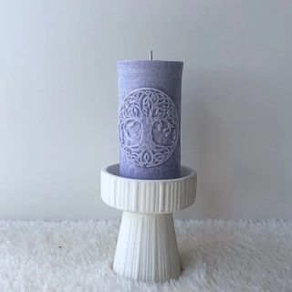 Válec strom života 12cm- fialový 