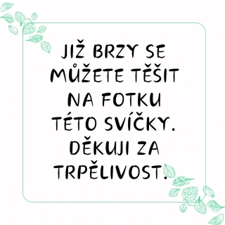 Zakázková výroba svíček po předchozí domluvě (Eliška)
