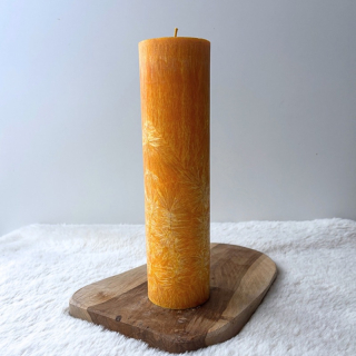 Vysoký válec 25cm- citronově žlutý