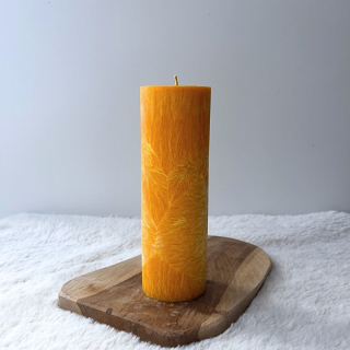 Vysoký válec 20cm- citronově žlutý